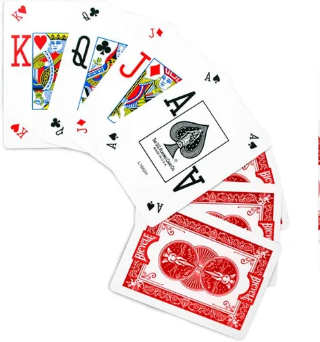 Vista 5 de Bicycle Pro Poker Peek Red Back Juego de cartas