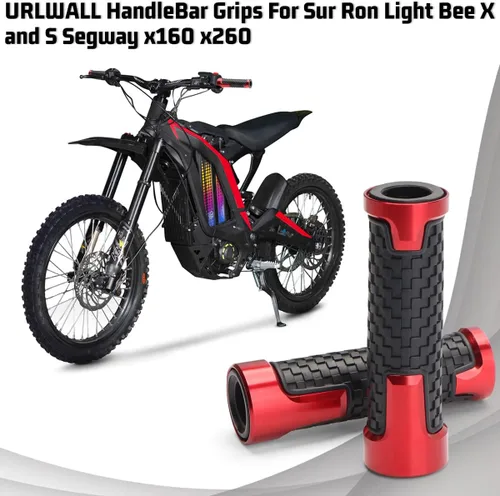 Vista 2 de Empuñaduras de acelerador, manillar de acelerador de gas para motocicleta Sur Ron Light Bee X y S Segway x160 x 260, antideslizante plegable