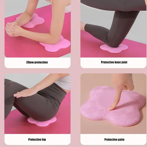 Vista 3 de Yogas Rodillamiento Almohadilla Protectora Antideslizante Yogas Almohadillas de Espuma Deportiva Cojín de Equilibrio Suave Almohadilla Plana Duradera