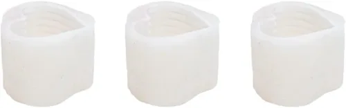 Vista 7 de 3 paquetes de moldes de vela en forma de corazón para bricolaje 3D de silicona para hacer velas de molde para hornear, molde de vela de jabón, molde