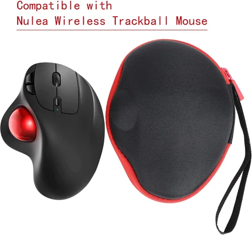 Vista 3 de co2CREA Funda rígida compatible con Nulea M501 Ratón Trackball inalámbrico recargable ergonómico (solo funda)