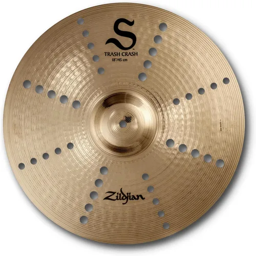 Vista 8 de Zildjian Platillo de choque de basura S16TCR de 16" S