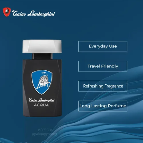 Vista 5 de Tonino Lamborghini Acqua By para hombres - 4.2 oz Edt Spray, 4.2 oz