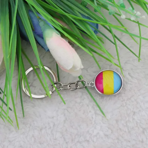 Vista 3 de CHOORO Gay Pride Gift LGBT Llavero Rainbow Pride Llavero LGBT Joyería Bisexual Regalo Orgullo Transgénero Regalo