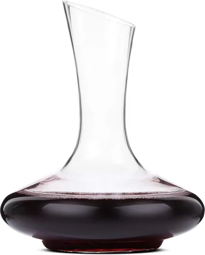 Vista 5 de BTAT - Decantador de vino, 40 onzas, pequeño, decantadores de vino y jarras para regalos