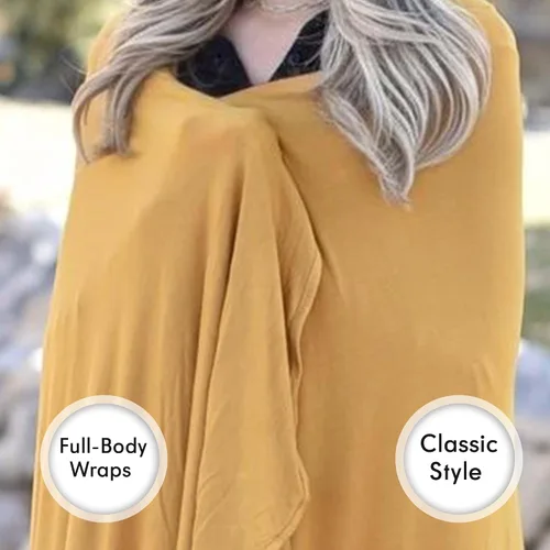 Vista 43 de K E L O R Luxury Cooling Travel Blanket - Stretchy, Lightweight Soft & Breathable Shawl Wraps for Women