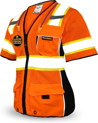 Vista 10 de KwikSafety Men's & Women's Class 3 Safety Vest ANSI OSHA Hi Vis Vest