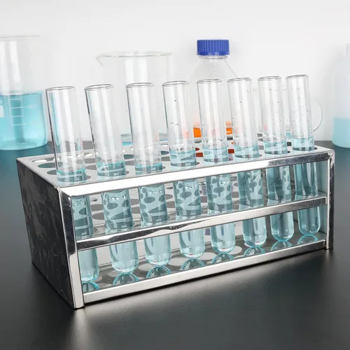Vista 6 de Labasics Paquete de 15 tubos de ensayo de fondo redondo de vidrio borosilicato, 1.181 in de diámetro exterior x 6.496 in de longitud (paquete de 15)