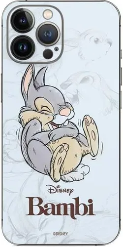 Vista 10 de Skinit Calcomanía para teléfono compatible con iPhone 15 Pro Max, diseño oficial de Disney Bambi y sus amigos