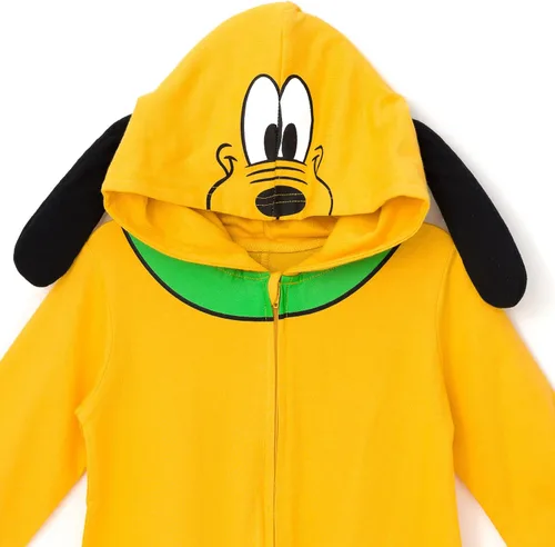 Vista 3 de Disney Mickey Mouse - Overol con capucha y cremallera para bebé