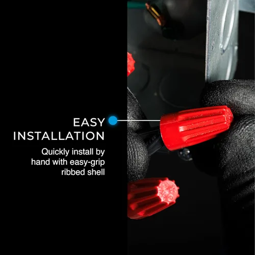 Vista 4 de 76B® Red Wire-nut® Conectores de alambre (tarro de 100)