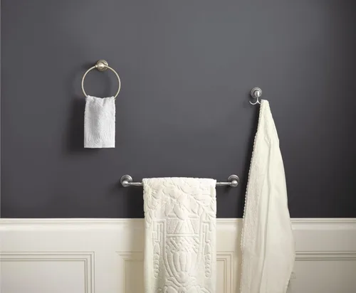 Vista 5 de Moen YB8486CH Weymouth - Toalla de baño para baño, cromo