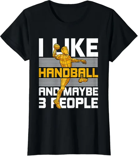Vista 31 de Divertido jugador de balonmano atleta regalo balonmano camiseta Negro