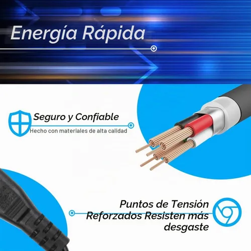Vista 3 de Kimaru Cable de alimentación de TV para Samsung LG TCL Sony LED LCD Insignia Sharp Toshiba JVC Hisense Electronics (cable de 4 pies)