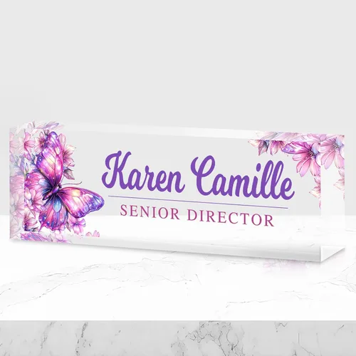 Vista 31 de Placa de nombre de oficina personalizada para escritorio, placa de nombre, regalos personalizados para compañeros de trabajo, jefe, profesor