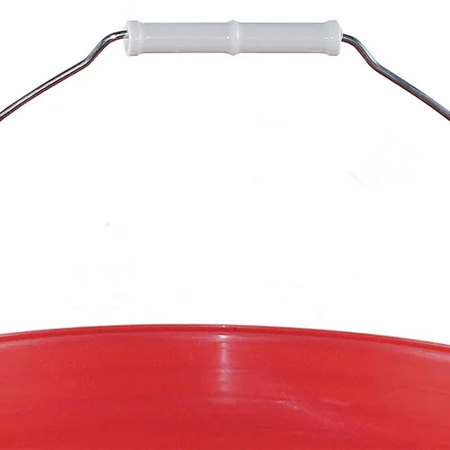 Vista 2 de AFF Cubo resistente de 5 galones con tapa, rojo, 1 paquete, AFFBUCKET