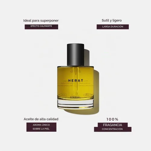 Vista 3 de Eternal perfume oils Herat EAU DE PARFUM Perfumes sin alcohol para mujer, perfume de larga duración para mujer, 1.69 onzas líquidas con 1.01 onzas