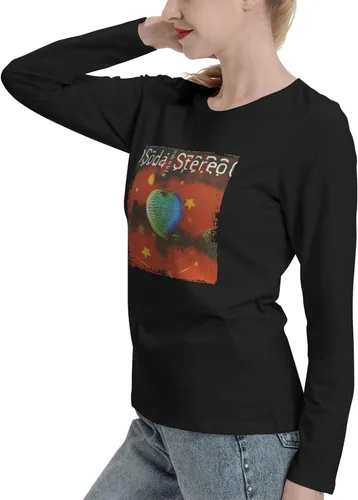 Vista 3 de Soda Stereo Dynamo Long Sleeve Women's Casual Loose Round Neckline Pullover