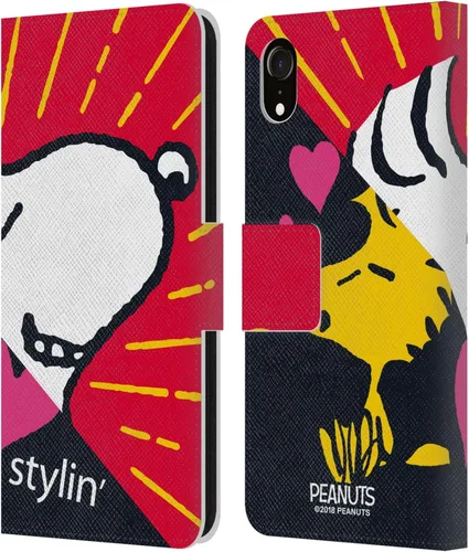 Vista 93 de Head Case Designs Peanuts Charlie & Woodstock Nap Halfs and Laughs - Funda de piel tipo cartera con licencia oficial compatible con Apple iPhone 11