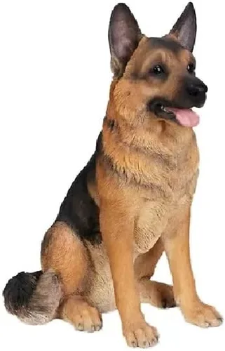 Vista 2 de Hi-Line Gift Ltd Perro sentado - pastor alemán - grande