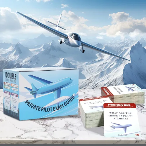Vista 6 de Tarjetas de examen oral VFR de piloto privado - Más de 300 tarjetas de estudio que cubren códigos de tareas ACS, espacio aéreo, clima, gráficos