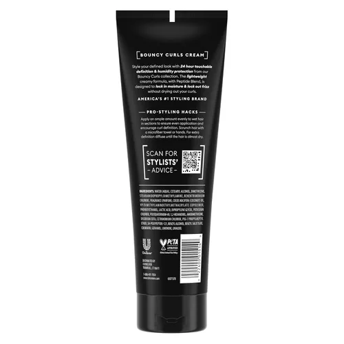 Vista 2 de TRESemmé Crema definidora de rizos para rizos hinchables con mezcla