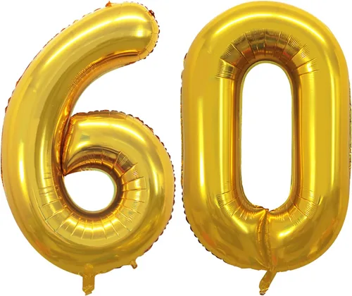 Vista 293 de Goer, conjunto de globos de papel aluminio para decoraciones de cumpleaños, globos de las letras de feliz cumpleaños y de números Oro