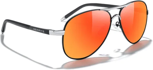 Vista 54 de MERRY'S, UV400 S8513, gafas de sol polarizadas para conducir, marco irrompible, para hombre.