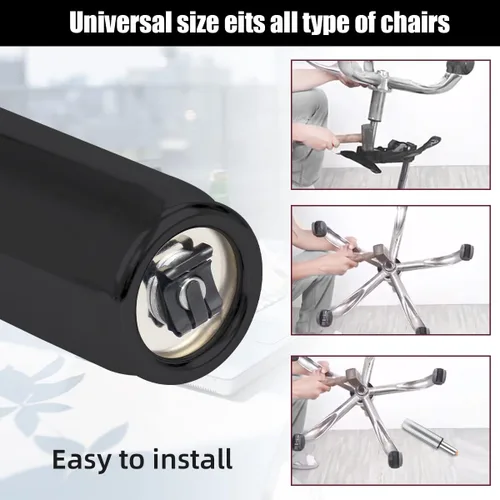 Vista 5 de PROFECTUS Repuesto de cilindro de gas para silla de oficina, pistón resistente clase 4, altura ajustable de 5.5 pulgadas, ajuste universal