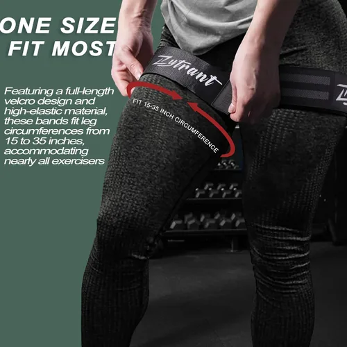Vista 4 de BFR - Bandas de oclusión para mujer, piernas, glúteos, construcción de cadera, cómodas bandas elásticas para entrenamiento de flujo sanguíneo