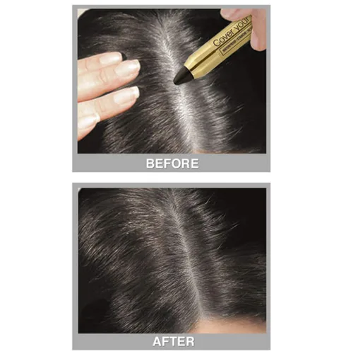 Vista 3 de Cover Your Gray Lápiz gordito impermeable, marrón claro/rubio, 1 unidad