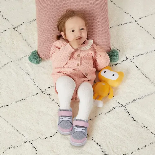 Vista 2 de BMCiTYBM Zapatos para bebé niño y niña suaves antideslizantes ligeros para caminar en el primer paso 6 9 12 18 24 meses