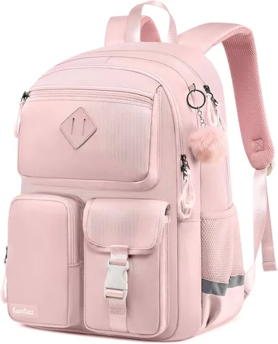 Vista 10 de Mochila escolar para niñas adolescentes, lindas mochilas universitarias para niños y estudiantes Bookbag Fit - Bolsa para laptop de 15.6 pulgadas