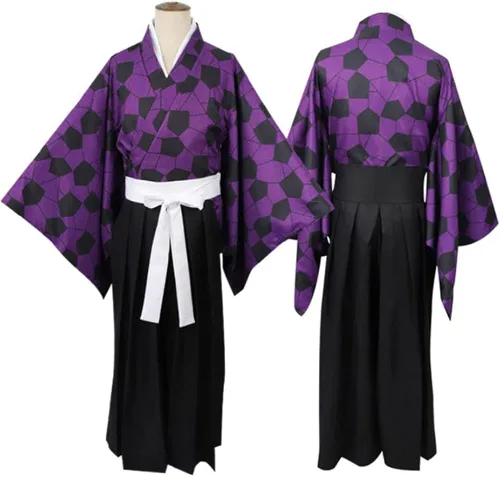Vista 5 de Kokushibou disfraz de cosplay kimono traje de Halloween