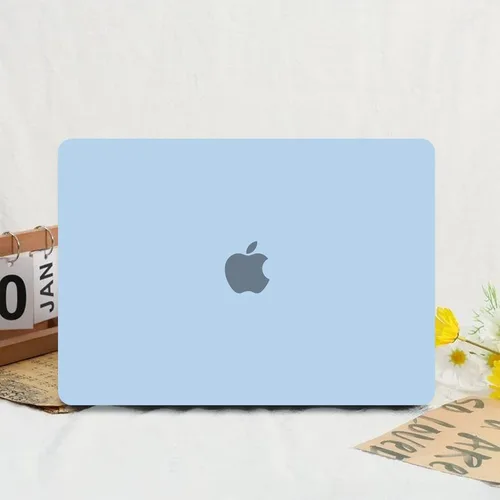 Vista 8 de Anban Funda compatible con MacBook Air de 13 pulgadas M1 2022 2021 2020 2019 2018 versión A2337 A2179 A1932 Touch ID, funda rígida de plástico mate