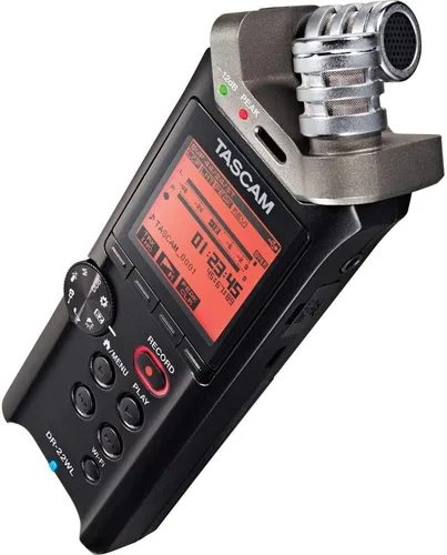Vista 8 de Tascam DR-22WL Grabadora de audio portátil portátil con WiFi, negro