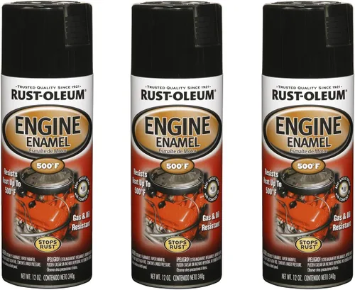 Vista 5 de Rust-Oleum 248948 Pintura en aerosol de esmalte para motor, 12 onzas, rojo Ford