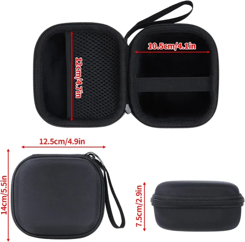 Vista 9 de Estuche de almacenamiento compatible con Tribit StormBox Micro 3/2/1 Altavoz portátil impermeable (negro)