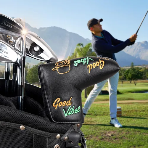 Vista 2 de Craftsman Golf Blade Putter Headcover Imán Cierre magnético Divertido Animal Diverso Diseño para su elección