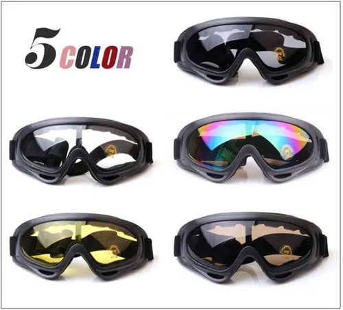 Vista 2 de Haifly Gafas protectoras para gafas de seguridad, esquí, snowboard, bicicleta, ciclismo, motocicleta, color negro