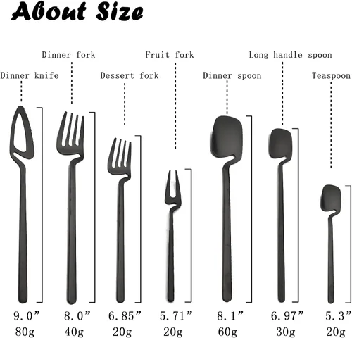 Vista 3 de JASHII 8 cucharas de mango largo para colgar, cuchara de té helado, cuchara de café, cucharas agitadoras de acero inoxidable 304 para té, postre