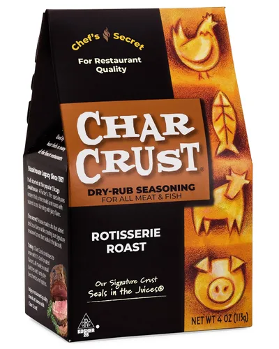 Vista 17 de Condimentos Char Crust para Barbacoa All American Condimentos todo en uno Perfectos para Costillas, Pollo, Cerdo, Hamburguesas, Alas Costra