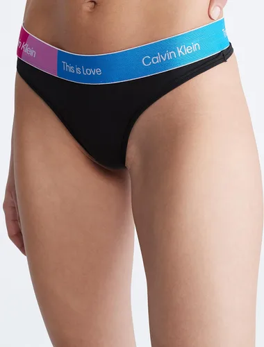 Vista 2 de Calvin Klein - Tanga moderna de algodón para mujer This is Love