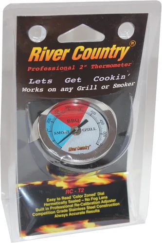 Vista 4 de River Country - Termóstato para barbacoa y termostato de ahumador ajustable profesional de 2 pulgadas
