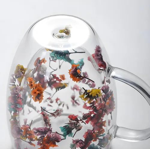Vista 9 de NBHUZEHUA Juego de 2 Tazas de Café de Doble Pared, Juego de Tazas de Vidrio Aisladas, Recién Casados, Compromiso, Aniversario, para Él y Ella