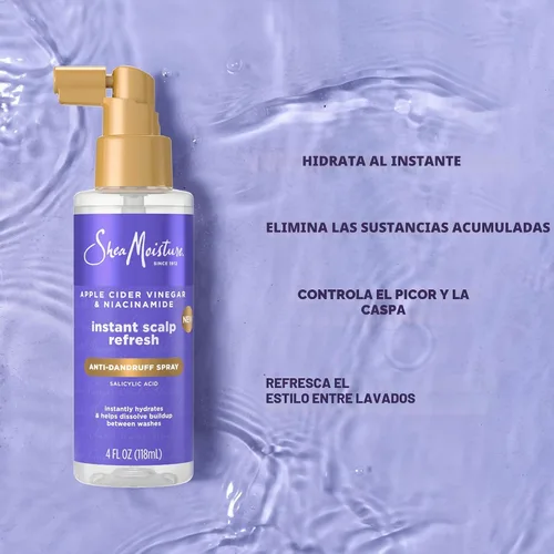Vista 3 de Shea Moisture Tratamiento de la caspa en aerosol instantáneo para el cuero