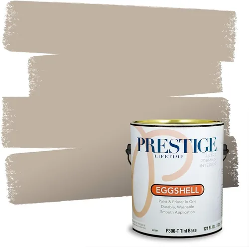 Vista 187 de PRESTIGE Pinturas Pintura Exterior e Imprimación en Uno, 1 Galón, Mate, Combinación Comparable de Sherwin Williams* Black Magic* SW6991-PCM