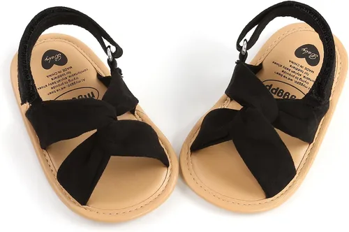 Vista 80 de Sandalias de verano para bebés, niñas y niños, unisex, antideslizantes, suela suave, transpirable, para primeros pasos, zapatos de playa al aire