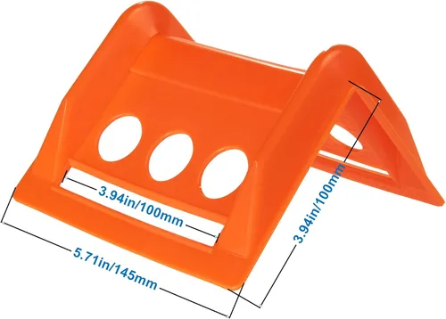 Vista 5 de Paquete de 20 protectores de borde plano de 4 pulgadas, protectores de amarre de esquina resistentes para cargas de carga y envío (20)