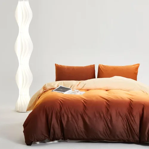 Vista 15 de Houseri Juego de funda de edredón de tamaño individual a cuadros azul claro y blanco para niños, juego de cama azul bebé para niños y niñas, juego